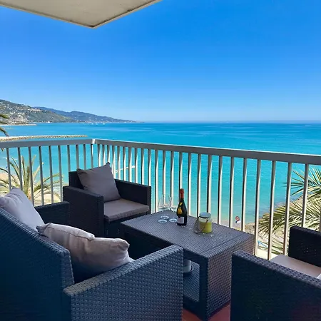 Stella Mare-vue Mer-clim-terrasse 芒通